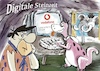 Cartoon: Digitale Steinzeit (small) by Rudissketchbook tagged internet,glasfaser,technik,digital,fortschritt,vodafone,softwareproblem,jahr,verzögerung,bayern,obertpfalz,servicewüste,bananenrepublik