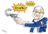 Cartoon: Doppelwumms (small) by Rudissketchbook tagged olaf,scholz,wumms,doppelwummss