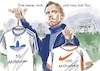 Cartoon: Raus bist Du! (small) by Rudissketchbook tagged adidas,nike,dfb,nationalmannschaft,trikot,bruch,tradition,geld,mehr