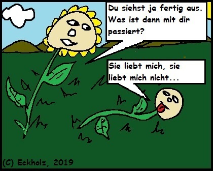 Cartoon: Fertig... (medium) by Sven1978 tagged fertig,blumen,liebe,verliebtheit,pflanzen