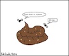 Cartoon: Ach nee... (small) by Sven1978 tagged fliegen,essen,scheisse,kot,kacke,tiefgang