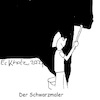 Cartoon: Der Schwarzmaler... (small) by Sven1978 tagged schwarzmaler