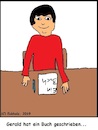 Cartoon: Gerald... (small) by Sven1978 tagged gerald,buch,geschrieben,autor,wortspiel