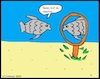 Cartoon: Mann bist du hässlich... (small) by Sven1978 tagged fisch,hässlichkeit,spiegel,spiegelbild