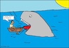 Cartoon: Mundgeruch... (small) by Sven1978 tagged wal,mundgeruch,ozean,mann,meer