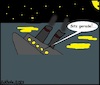 Cartoon: Sitz gerade... (small) by Sven1978 tagged sitzen,schiffsuntergang,see,meer,ozean