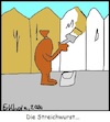 Cartoon: Streichwurst... (small) by Sven1978 tagged streichwurst