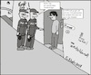 Cartoon: Trickbetrüger gesucht... (small) by Sven1978 tagged trickbetrüger,polizei,betrüger,betrug,männern,kriminalität,delikt,räuber,gendarm