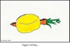 Cartoon: Veggie-Hotdog... (small) by Sven1978 tagged hotdog,möhre,karotte,vegetarier,veganer,veggie