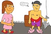 Cartoon: Was is? (small) by Sven1978 tagged verrücktheit,ehe,mann,frau,irrer