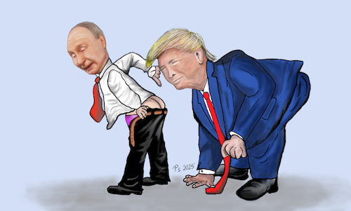 Cartoon: Trumps Friedensplan (medium) by SchmidtFineArt tagged russland,usa,frieden,trump,europa,diktatfrieden,kartoon,karikatur,cartoon,demokratie,ukraine,politik,präsident,krise,krieg,kunst,humor,art,gesellschaft