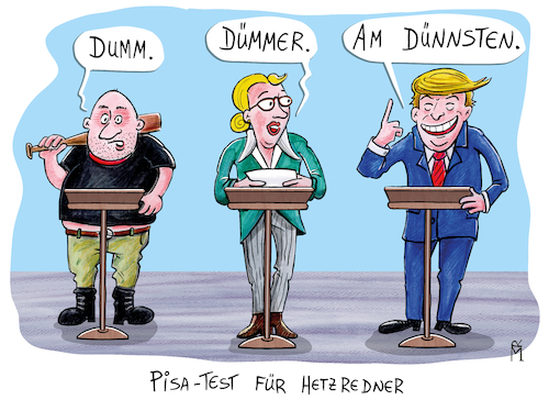 Hetzredner auf dem Prüfstand Hetzredner auf dem Prüfstand
