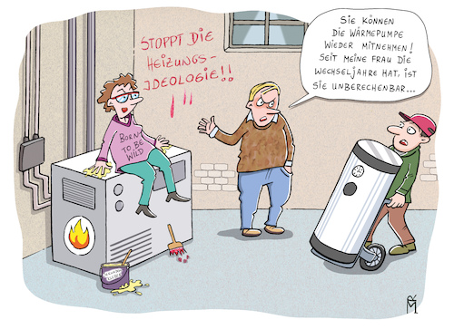 Cartoon: Klimakteriumschutz (medium) by Rebecca-Meyer tagged wärmepumpen,heizungsanlagen,ökobilanz,erneuerbaren,quellen,klimaschutz,maßen,wechseljahre,heizung,kraftwärmemaschine,technischer,arbeit,thermische,energie,nutzwärme,beheizendes,system,antriebsenergie,temperatur,zielführender,oberflächennahe,wärmepumpen,heizungsanlagen,ökobilanz,erneuerbaren,quellen,klimaschutz,maßen,wechseljahre,heizung,kraftwärmemaschine,technischer,arbeit,thermische,energie,nutzwärme,beheizendes,system,antriebsenergie,temperatur,zielführender,oberflächennahe