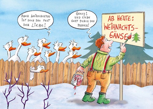 Weihnachtsgänse Weihnachtsgänse