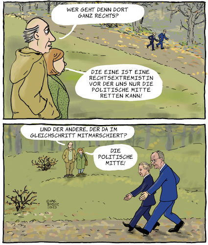 Die politische Mitte Die politische Mitte