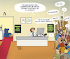 Cartoon: Das Zauberwort (small) by Karl Berger tagged gesundheitswesen,arzt,patienten,wartezeit,zweiklassenmedizin,kassenärzte,fachärztemangel