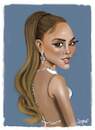 Cartoon: jennifer lopez (small) by Zeynep Gargi tagged singer,artist