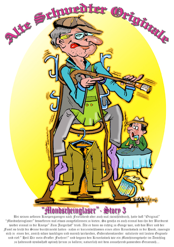 Cartoon: Alte Schwedter Originale VI (medium) by Cartoon_EGON tagged schmunzeleffekte