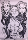 Cartoon: Schnellzeichnung (small) by Cartoon_EGON tagged frauen,trio