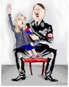 Cartoon: The oath (small) by Avilarte tagged francia,elecciones,fascismo