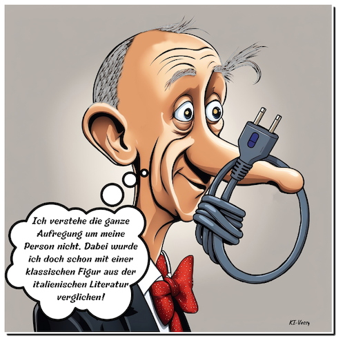 Cartoon: Kurzschluss (medium) by A Human tagged merz,cdu,bundesregierung,regierung,deutschland,stromsteuer,industrie,privat,nachlass,firmen,kanzler,bundeskanzler,wortbruch,bga,pinocchio,merz,cdu,bundesregierung,regierung,detschland,stromsteuer,industrie,privat,nachlass,firmen,kanzler,bundeskanzler,wortbruch,bga