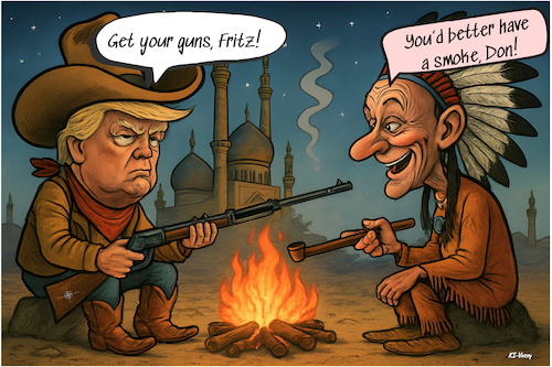 Cartoon: Not my war! (medium) by KI-Vossy tagged europe,potus,trum,us,president,hormuz,war,peace,israel,iran,teheran,republican,merz,cdu,chancellor,fritz,don,german,germany,nato,europa,europäer,militär,militäreinsatz,friede,frieden,krieg,hormus,bundeskanzler,europe,potus,trum,us,president,hormuz,war,peace,israel,iran,teheran,republican,merz,cdu,chancellor,fritz,don,german,germany,nato,europa,europäer,militär,militäreinsatz,friede,frieden,krieg,hormus,bundeskanzler