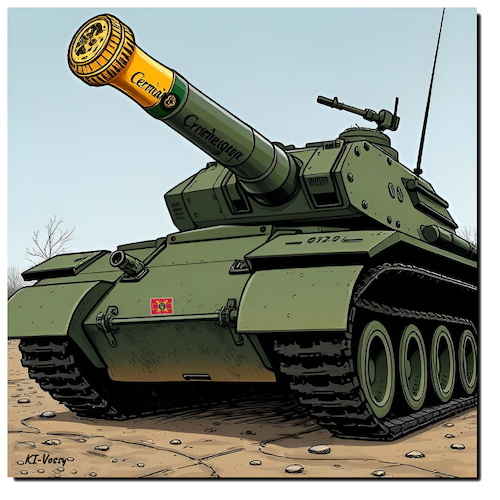 Cartoon: Reichweitenbeschränkung (medium) by A Human tagged militär,bundeskanzler,merz,cdu,waffen,ukraine,deutschland,kreml,putin,russland,reichweitenbeschränkung,angriff,frieden,taurus,militär,bundeskanzler,merz,cdu,waffen,ukraine,deutschland,kreml,putin,russland,reichweitenbeschränkung,angriff,frieden,taurus