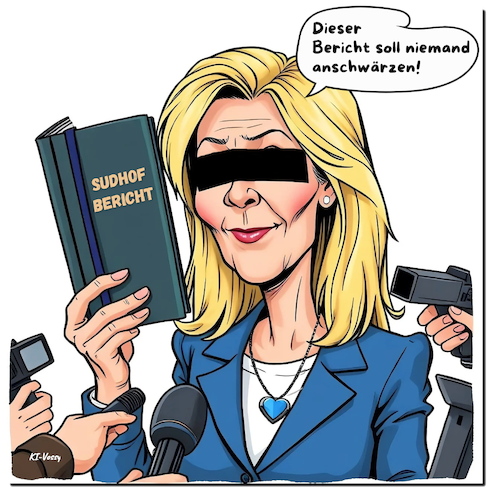 Cartoon: Schwarzbuch (medium) by A Human tagged warken,cdu,spahn,sudhof,spd,masken,covid,maskenaffäre,rechte,persönlichkeitsrechte,gesundheit,gesundheitsminister,schwärzungen,angeschwärzt,euro,schaden,warken,cdu,spahn,sudhof,spd,masken,covid,maskenaffäre,rechte,persönlichkeitsrechte,gesundheit,gesundheitsminister,schwärzungen,angeschwärzt,euro,schaden