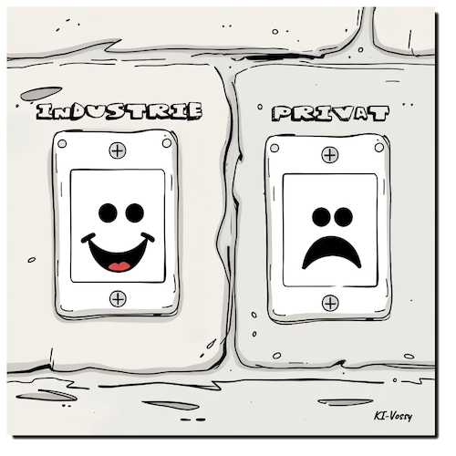 Cartoon: Stromsteuer (medium) by A Human tagged strom,stromsteuer,bundesregierung,privat,industrie,strompreise,steckdose,strom,stromsteuer,bundesregierung,privat,industrie,strompreise,steckdose