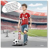 Cartoon: Ausgemüllert (small) by A Human tagged fußball,deutschland,bayern,münchen,müller,stürmer,dfb,fcb,usa,cincinnati,pähl,profifußball,profi