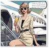 Cartoon: Die Vielfliegerin (small) by A Human tagged karikaturist,cartoonist,karikatur,kigeneriert,cartoon,kikatur,künstlicheintelligenz,kikarikatur,taylorswift,grammy,jacksweeney,mastodon,mastodonsocial,mastodonsocialnetwork,frenchblonde,harpersbazaar,sweeney,falcon900,cocktail,musik,sängerin,swift,swifty