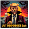 Cartoon: Don Drac (small) by A Human tagged trump,bills,usa,washington,president,dracula,vampire,ufc,independence,day,tax,tariffs,july,unabhängigkeit,unabhängigkeitstag