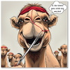 Cartoon: Jesus-Kamel (small) by A Human tagged jesus,kamel,nadelöhr,bibel,christentum,gott,jesu