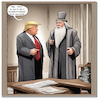 Cartoon: No brain - No drain (small) by A Human tagged harvard,trump,usa,bildung,obama,präsident,wissenschaft,brain,drain,talente,hochschulen,universitäten,university,president,education,tax