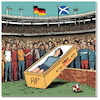 Cartoon: Public Viewing is dead (small) by A Human tagged fußball fußballeuropameisterschaft em fanmeile fußballeuro2024 publicviewing leichenschau rudelgucken plastikrasen anglizismen vereinfürdeutschesprache fußballkino fanzone reichstag gastronomen duden ki deutschland