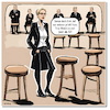 Cartoon: Sieben Stühle (small) by A Human tagged gysi,afd,bundestag,deutschland,stühle,fraktion,parteien,politik,weidel