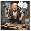 Cartoon: Tariff Torture (small) by A Human tagged trump,tariff,usa,mexico,eu,europe,union,torture,toolbox,imports,trade,trading,deal