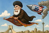 Cartoon: Worst Case (small) by KI-Vossy tagged trump,usa,president,potus,iran,protest,protests,protesters,demonstrationen,demonstranten,terrorregime,mullah,mullahs,ali,chamenei,khamenei,religionsführer,revolutionsgarde,teheran