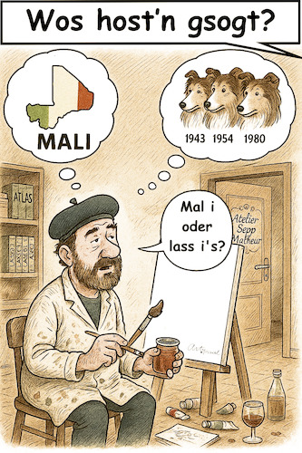Cartoon: Kommunikationsprobleme (medium) by ArtyFicial tagged kommunikation,kommunikationsprobleme,philosophie,wittgenstein