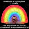 Cartoon: CDU-Probleme (small) by ArtyFicial tagged friedrich,merz,cdu,csu,regenbogen,regenbogenland,aura,image,schwarz