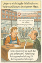 Cartoon: Ein Wunder (small) by ArtyFicial tagged arbeit,agentur,für,moloch,beschäftigte,effizienz,ineffizenz,nahles,beschäftigung,beschäftigungswunder,bürokratie,selbstbeschäftigung