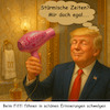 Cartoon: Fantastischer Job (small) by ArtyFicial tagged trump,stormy,times,weather,stürmische,zeiten,fantastischer,job,eskapismus,erinnerungen