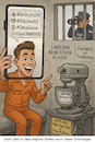 Cartoon: Knast statt Dubai (small) by ArtyFicial tagged influencer,steuern,steuerbetrug,nrw,dubai,knast,fahndung,steuerprüfung,steuerfahndung,illegalität,strafe,justiz,skandal