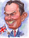 Cartoon: Caricature of Tony Blair (small) by Steve Nyman tagged caricature,of,tony,blair