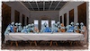 Cartoon: Belief (small) by YL tagged faith the last supper saints following