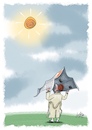 Cartoon: Real or fake (small) by YL tagged true,or,false,fake,news,media,crisis,of,trust