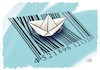 Cartoon: Untitled (small) by YL tagged qr,code,price,virtual,currency,paper,boat