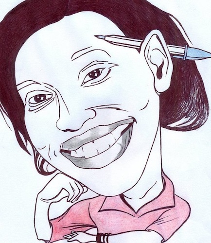 Cartoon: Lakwonyero (medium) by Aiko tagged lydia,aikotoon