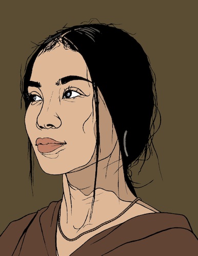 Cartoon: Namesake (medium) by Aiko tagged aiko,chilombo,aikotoon