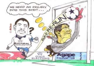 Cartoon: UCU Toon (medium) by Aiko tagged ucu